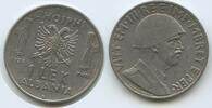 Albanien 1 Lek G6699 - Albania Italian Occupation WW II. Victor Emmanuel III. Shqipëria -