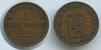 Reuss Schleiz - Jüngere Linie 1 Pfennig G14030 - Heinrich LXVII. 1854-1867 -