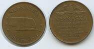 Vereinigten Staaten von Amerika USA Bronzemedaille M#7490 - Nebraska the 37th state -