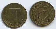 Dänemark Kopenhagen Wertmarke Transport Token T123 - Hovedstadsomradets Trafikselskab Copenhagen -