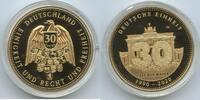 Deutschland Bundesrepublik Medaille PA231 - 30 Jahre Deutsche Einheit - Fall der Mauer -