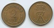 Dänemark 2 Öre (2 Øre) G2487 - Frederik IX. 1947-1972 Denmark -