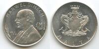 Malta 1 Pound Silber H0832 - Manwel Dimech 1860-1921 -