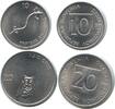 Slowenien Lot 10 + 20 Stotinov G0527 - Lurch Eule Slovenija -