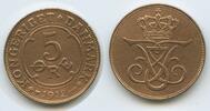 Dänemark 5 Öre (5 Øre) G7391 - Frederik VIII. 1906-1912 Denmark -
