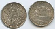 Österreich 1.Republik 1 Schilling Silber H0834 - Parlament Wien Austria Vienna -