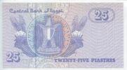 Ägypten 25 Piastres Banknote GB158 - Al-Sayida Aisha Mosque Geldschein -