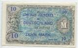 Deutschland - Allierte Militärbehörde 10 Mark Banknote GB335 - Germany Allied Occupation Paper Money -