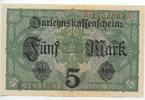 Deutsches Reich Kaiserreich 5 Mark Banknote GB659 - Darlehnskassenschein Reichsschuldenverwaltung Germany Paper Money -
