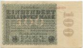 Deutsches Reich Weimar 100 Million Mark (100.000.000 Mark) Banknote GB662 - Reichsbanknote Berlin Germany Paper Money -