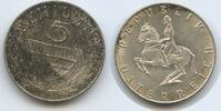 Österreich 2.Republik 5 Schilling Silber H0469 - Lipizzaner Austria -