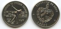Kuba 1 Peso M#3209 - Winter Olympics Calgary 1988 - Skater Cuba -