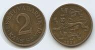 Estland 2 Senti (KAKS SENTI) G11639 - Eesti Vabariik Eesti Estonia -