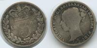Großbritannien Great Britain United Kingdom 3 Pence (Three Pence) Silber M#6841 - Victoria 1837-1901 -