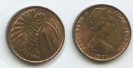 Cook Inseln - Cook Islands 1 Cent G12414 - Taro leaf - Queen Elizabeth II. Cook Islands -