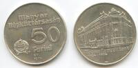 Ungarn Magyar Népköztársaság 50 Forint Silber GS1210 - 50th Anniversary of National Bank Hungary -