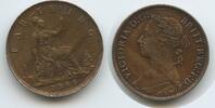 Großbritannien 1 Farthing G2265 - Queen Victoria 1837-1901 Great Britain United Kingdom -
