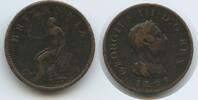 Großbritannien United Kingdom One Farthing (1/4 Penny) G2176 - King George III. 1760-1820 Great Britain -