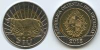 Uruguay 10 Pesos G15898 - Cougar Puma - Native fauna of Uruguay -