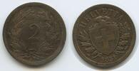 Schweiz Eidgenossenschaft 2 Rappen G14644 - Federal State Switzerland Suisse Confoederation Helvetia -