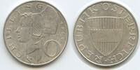 Österreich 2.Republik 10 Schilling Silber M#5984 - RARES JAHR Wachauerin mit Goldhaube Austria Scarce Year -