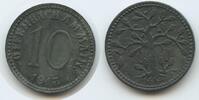 Deutsches Reich Hessen 10 Pfennig Notgeld Jeton Token G4941 - Offenbach am Main - Baum Eiche -