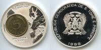 Saint Thomas and Prince Islands 2000 Dobras 1 Euro Silber G0165 - Germany - 5 Pfennig Year of the EURO - Saint Tome & Pricipe -