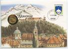 Slowenien 0,02 Lipe Probe im Numisbrief GN656j - Ljubljana Prova Series Slovenija -