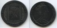Insel Man One Crown M#5650 - Penny Black Pearl Black - Isle of Man - Queen Elizabeth II. -
