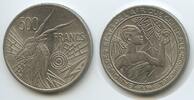 Kamerun Zentralafrikanische Staaten 500 Francs CFA G11866 - Antilope Cameroon RAR Bank of Central African States -