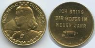 Österreich Glücksbringer Glücksmünze Neujahrsmünze L2407 - Glücksbringer Freie Heimat Wien Österreich - Glücksschwein Ferkel -