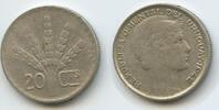 Uruguay 20 Centesimos Silber M#7039 - Laureate -