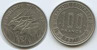 100 Francs CFA 1971 Tschad G12839 - Tchad Chad Bank of Central African States Vorzüglich +