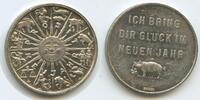 Österreich Glücksbringer Glücksmünze Neujahrsmünze L2754 - Sternzeichen Tierkreiszeichen mit Sonne - Glücksschwein Prosit Neujahr -