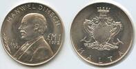 Malta 1 Pound Silber H0934 - Manwel Dimech 1860-1921 -
