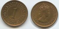 Mauritius One Cent (1 Cent) K94 - Queen Elisabeth II. -