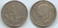 Türkei 50 Kurus Silber M#5433 - Türkiye Cumhuriyet Turkey -