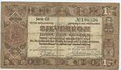 Niederlande 1 Gulden Banknote GB502 - Zilverbon Silver Voucher Netherlands -