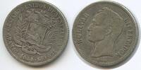 Venezuela 2 Bolivares Silber (Gram 10) M#5885 - Simón Bolívar -
