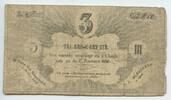 3 Krajczár Notgeldschein 1849 Österreich - Ungarn GB389 - Teyne bei Rowenska Notgeld Banknote Stark gebrauchte Erhaltung