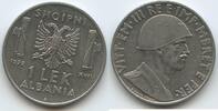 Albanien Italienische Besetzung 1 Lek G6711 - Victor Emmanuel III. Shqipëria Albania Italian Occupation WWII. -