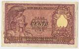 Italien Republik 100 Lire GB557 - Italia Elmata Italy Banknote -