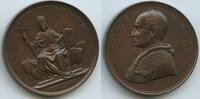 Große Bronzemedaille Papst Leo XIII. 1878-1903 1878 Vatikan Italien-Kirchenstaat Roma M#8754 - Auf die Veröffentlichung der Enzyklika „Quod apost...