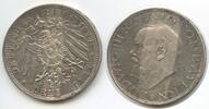 Deutsches Reich Kaiserreich Bayern 3 Mark S0082 - Ludwig III. 1913-1918 RAR German States Bavaria -