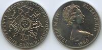 Insel Man - Isle of Man One Crown GS1352 - Moskau Russland - Summer Olympics Moscow Russia - Queen Elizabeth II. -