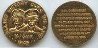 Vereinigten Staaten von Amerika Bronzemedaille M#7494 - Allied Victory over the Axis - Mac Arthur - Eisenhower V.J. & V.E. -