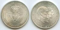 Dänemark 5 Kroner Silber H0899 - Silberhochzeit Silver Wedding Anniversary Denmark -