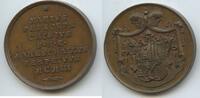 Vatikan Rom Stato Pontificio Vaticano Bronzemedaille M#7360 - Sede Vacante Sedisvakanz - Konklave Principe Mario Chigi -