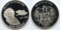 Österreich Wien Silbermedaille GB1388 - Franz Schubert 1797-1828 Komponist - Grosse Österreicher -
