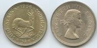 Südafrika 5 Shillings Silber H0971 - Springbock - King George VI. - South Africa Suid-Afrika -